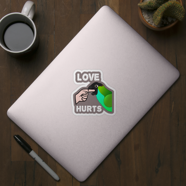 Love Hurts Nanday Conure Parrot Biting by Einstein Parrot